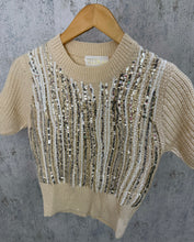 Load image into Gallery viewer, Sequin Knit Sweater Top