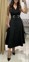 Load image into Gallery viewer, Trench Coat Midi Dress