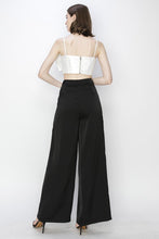 Load image into Gallery viewer, High waist Satin Stretch Wide Leg Pants