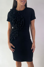 Load image into Gallery viewer, GRACIA- Side Floral Ruffle Bodycon Dress