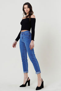 High waisted classic boyfriend Jean style 1886