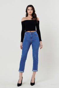 High waisted classic boyfriend Jean style 1886