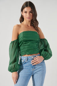 Dreya Ruched Off the Shoulder Top