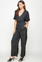 Load image into Gallery viewer, Cape Short Sleeve Jumpsuit