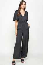 Load image into Gallery viewer, Cape Short Sleeve Jumpsuit