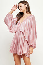 Load image into Gallery viewer, Metallic Shirred Romper