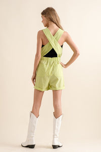 Windbreaker Utility Elastic Waist Romper