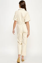 Load image into Gallery viewer, Cargo Top Stitch Jumpsuit