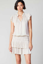 Load image into Gallery viewer, BEST SELLER-Pleated Mini Skirt and Flutter Sleeves Dress