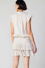 Load image into Gallery viewer, BEST SELLER-Pleated Mini Skirt and Flutter Sleeves Dress