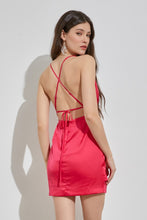 Load image into Gallery viewer, Front Twist Halter Dress