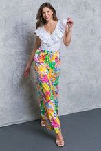 Load image into Gallery viewer, Wide Leg Tropical Pants