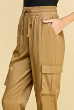 Load image into Gallery viewer, Satin Cargo Everyday Cargo Pants