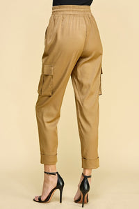 Satin Cargo Everyday Cargo Pants