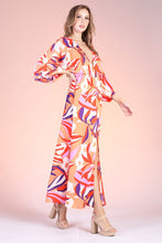 Load image into Gallery viewer, Blooming Lily Kimono Maxi Dress