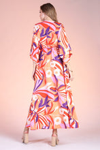 Load image into Gallery viewer, Blooming Lily Kimono Maxi Dress