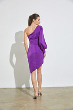 Load image into Gallery viewer, Asymmetric One Shoulder Dress