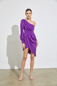 Asymmetric One Shoulder Dress