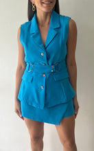 Load image into Gallery viewer, Blazer Vest and Mini Skort Set