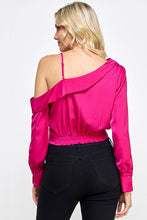 Load image into Gallery viewer, Asymmetrical Off Shoulder Top