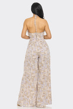 Load image into Gallery viewer, Tie Front Wide Leg Jumpsuit