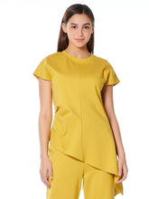 Load image into Gallery viewer, GRACIA-Asymmetric Cut Ruched-Side Top &amp; Pant Set