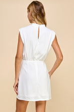 Load image into Gallery viewer, Draped Cowl Neck Side Twist Dress