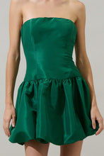 Load image into Gallery viewer, Strapless Bubble Mini Dress