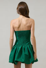 Load image into Gallery viewer, Strapless Bubble Mini Dress