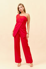 Load image into Gallery viewer, Asymmetric Longline Top And Pants Set