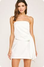 Load image into Gallery viewer, Draped Pleat Detail Corset Mini Dress