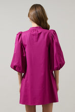 Load image into Gallery viewer, Victoria Shift Split Neck Mini Dress