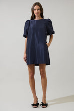 Load image into Gallery viewer, Morrigan Bubble Sleeve Shift Mini Dress