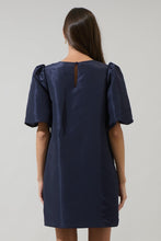 Load image into Gallery viewer, Morrigan Bubble Sleeve Shift Mini Dress