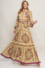 Load image into Gallery viewer, Baroque Maxi Dress