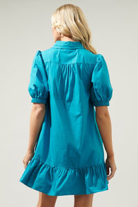 Levy Button Down Shift Dress