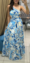 Load image into Gallery viewer, Cut Out Printed Maxi Dress