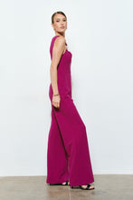 Load image into Gallery viewer, Asymmetrical Cutout Buckle Wide Leg Jumpsuit