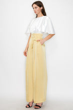 Load image into Gallery viewer, Satin High Waist Pleated Wide Pants