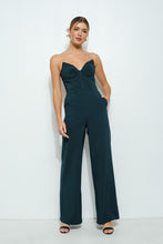 Load image into Gallery viewer, Strapless Structured Sweetheart Neckline Jumpsuit