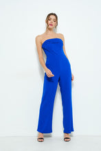 Load image into Gallery viewer, Strapless Corset Wide-leg Jumpsuit