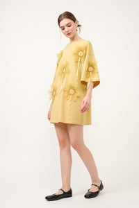 Giant Flowers Tshirt Dress