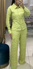 Load image into Gallery viewer, GRACIA-Pattern Fabric Matching Cargo Pant Set