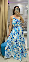 Load image into Gallery viewer, Cut Out Printed Maxi Dress