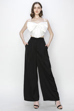 Load image into Gallery viewer, High waist Satin Stretch Wide Leg Pants