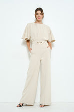 Load image into Gallery viewer, Flutter Kimino Sleeve Buckle Detail Wide Jumpsuit