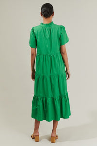 Amayah Tiered Midi Dress