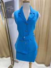 Load image into Gallery viewer, Blazer Vest and Mini Skort Set