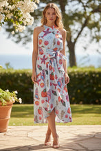 Load image into Gallery viewer, Tropical Shells Wrap Around Skirt