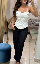 Load image into Gallery viewer, Zip Up Corset Top with Straps